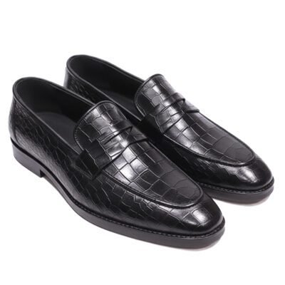 Savoy Croc Penny Loafer
