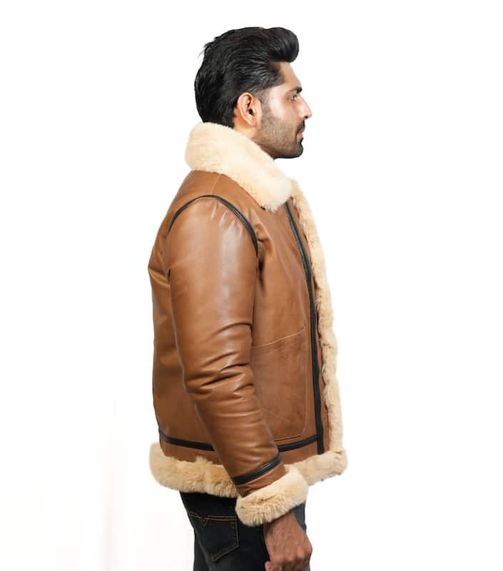 Bombardier Thunder Faux Fur Jacket - Image 3