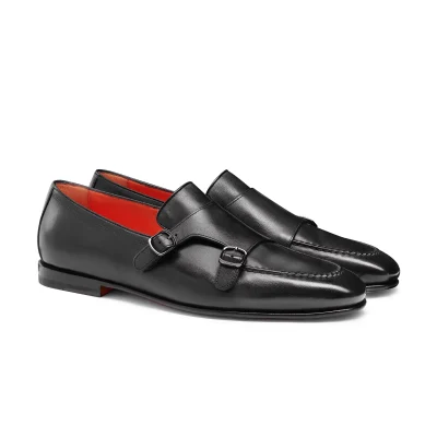 Noir Crest Penny Loafer