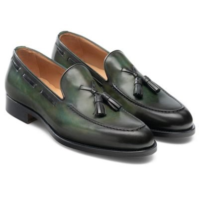 Olive Green Barbican Tassel