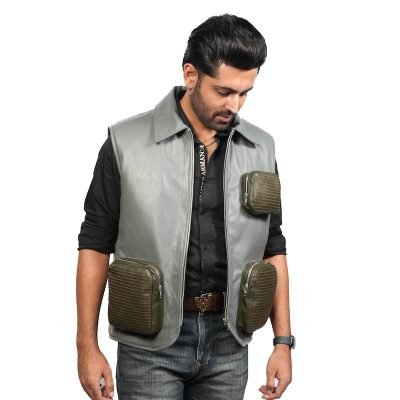 Grey Nomad Vest by Mitch Luxury