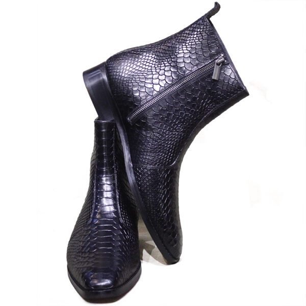Python Red Bottom Chelsea
