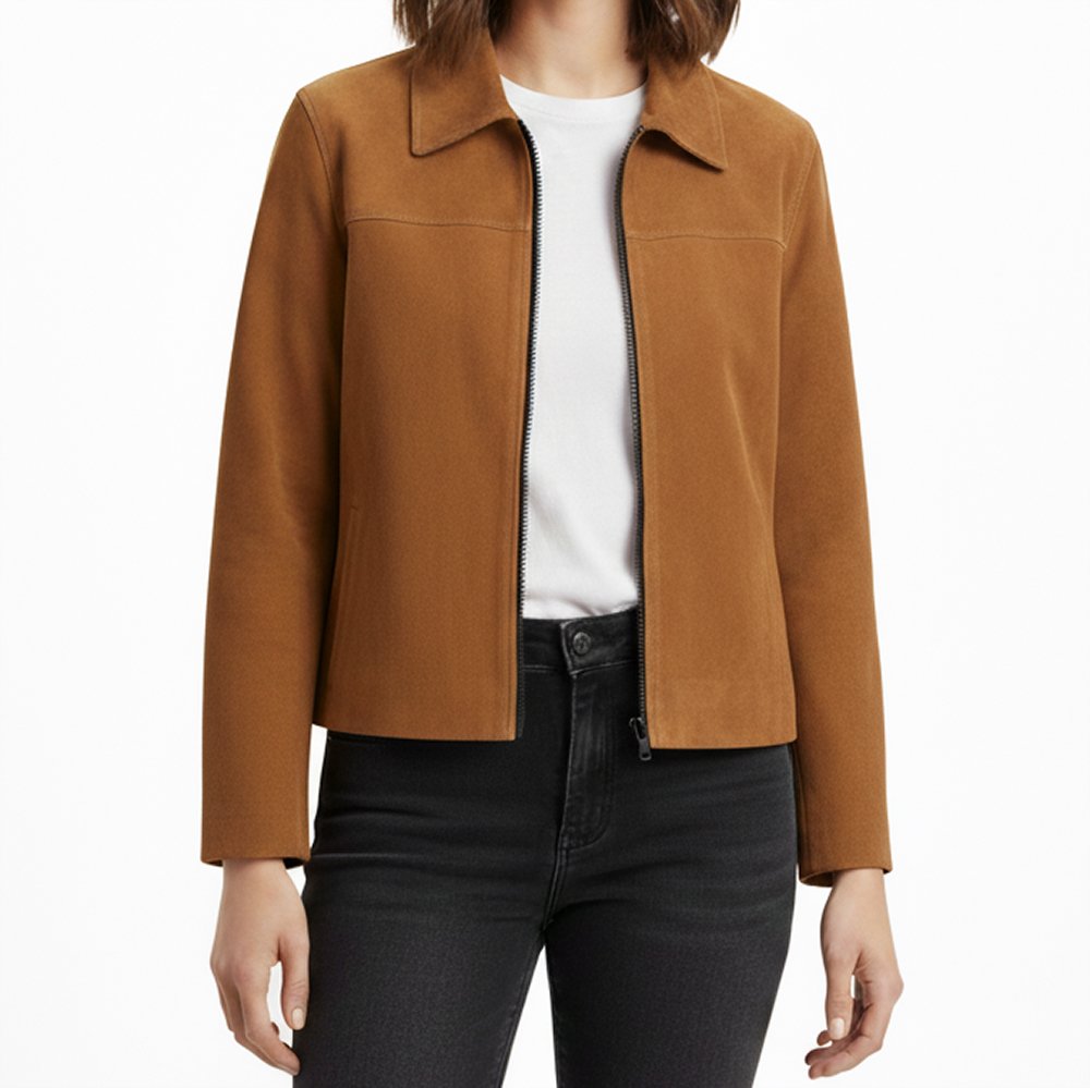 Sable Drift Suede Leather Jacket