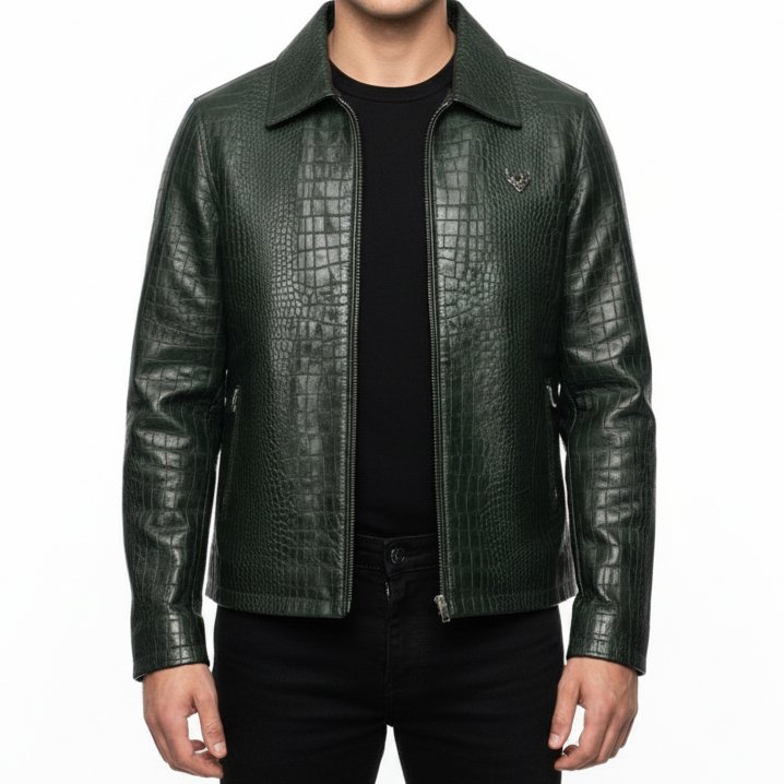 Cavalieri Verde Croc Jacket