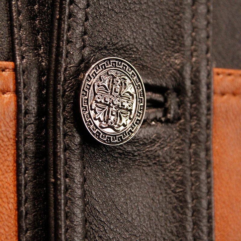 Regalia Crest Pure Leather Jacket by Mitch Luxury