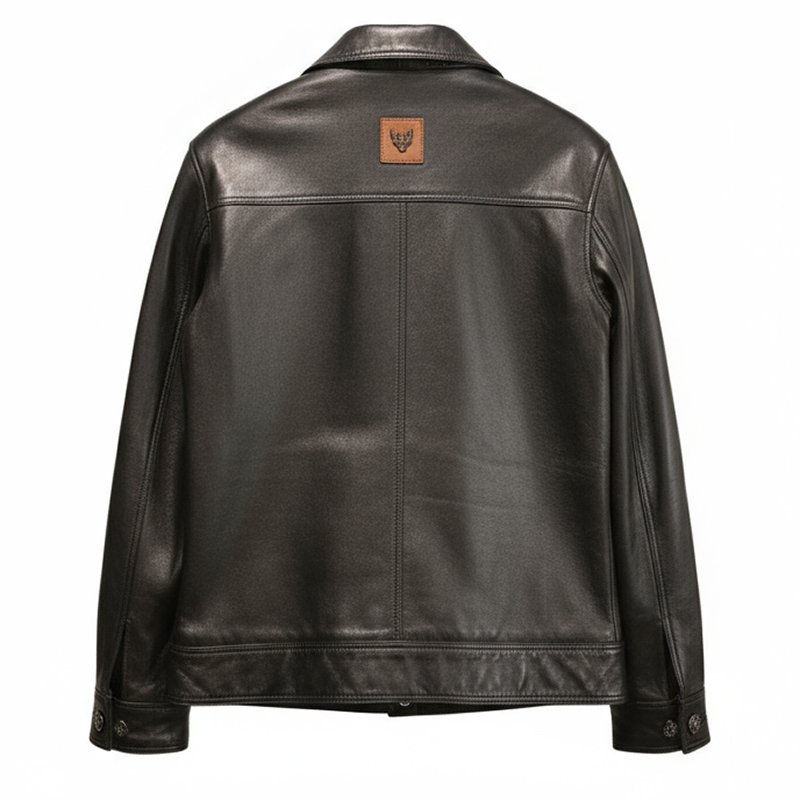 Regalia Crest Pure Leather Jacket by Mitch Luxury