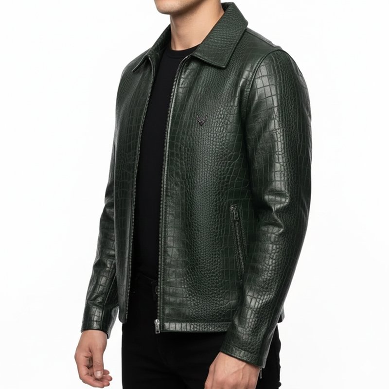 Cavalieri Verde Croc Jacket