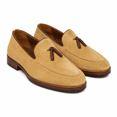 Narrator Suede Tassel Loafer