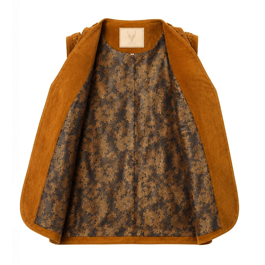 Legacy Suede Fringe Vest - Image 3