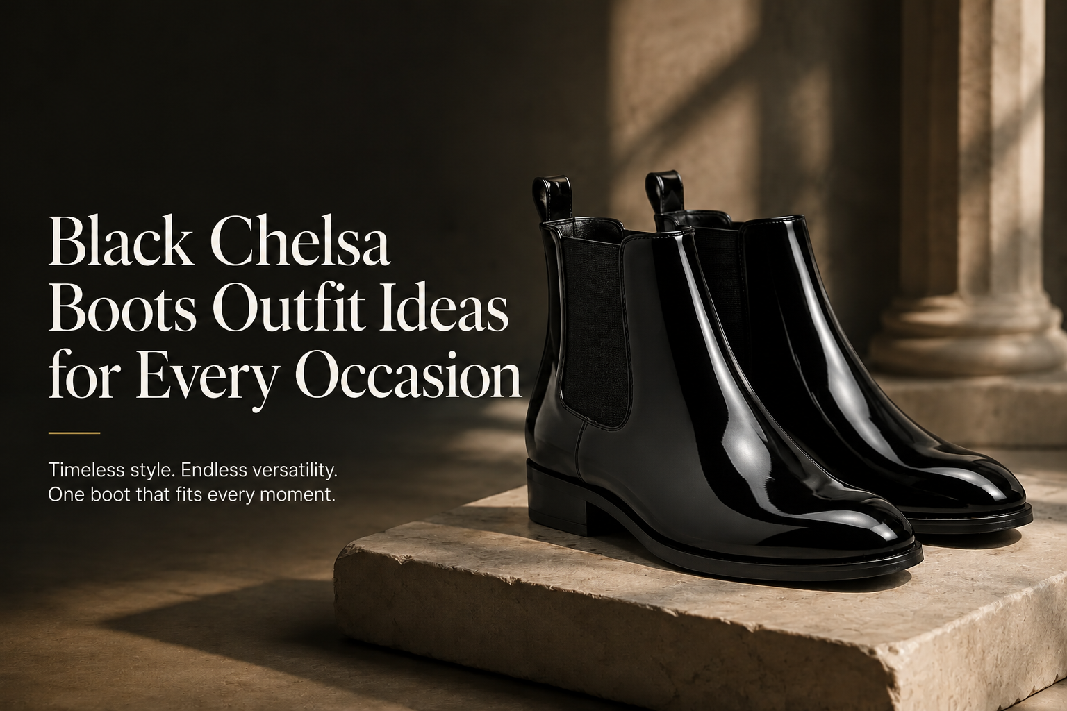Black Chelsa Boots Outfit Ideas Black Chelsa Boots Outfit Ideas