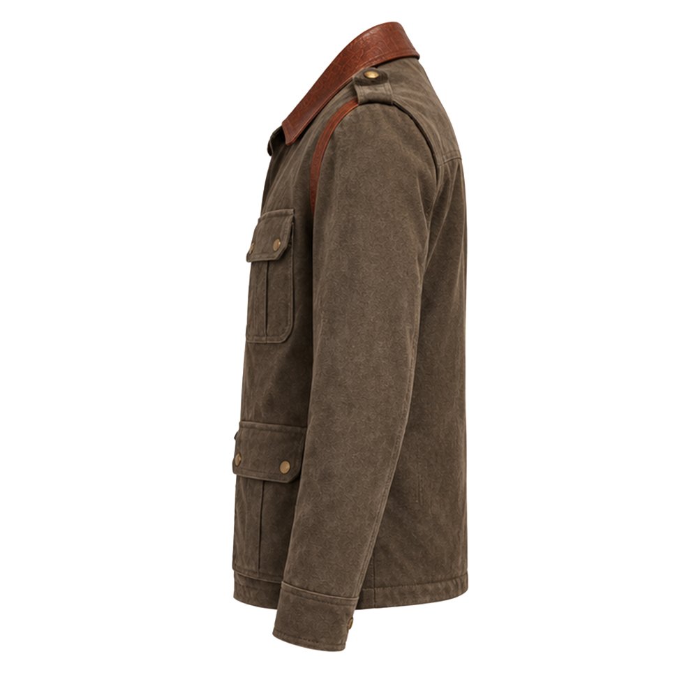 Rustwood Safari Suede Jacket by Mitch Luxury