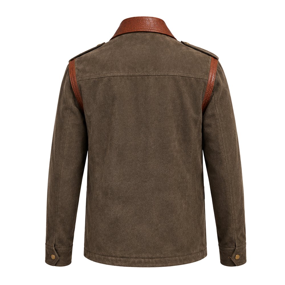 Rustwood Safari Suede Jacket by Mitch Luxury